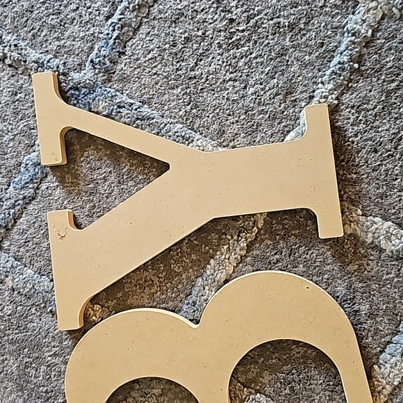 Wooden 8" Classic Letters - Picture 6 of 7